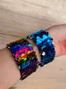 Pulsera slap lentejuelas