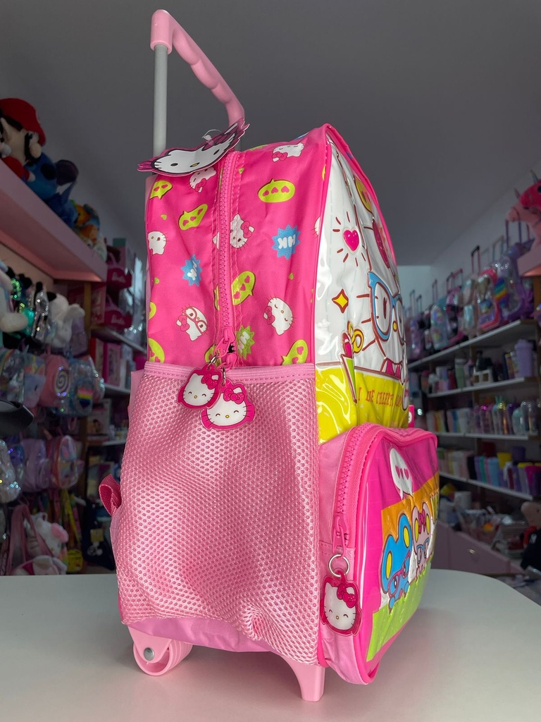 Mochila carrito hello kitty 16"