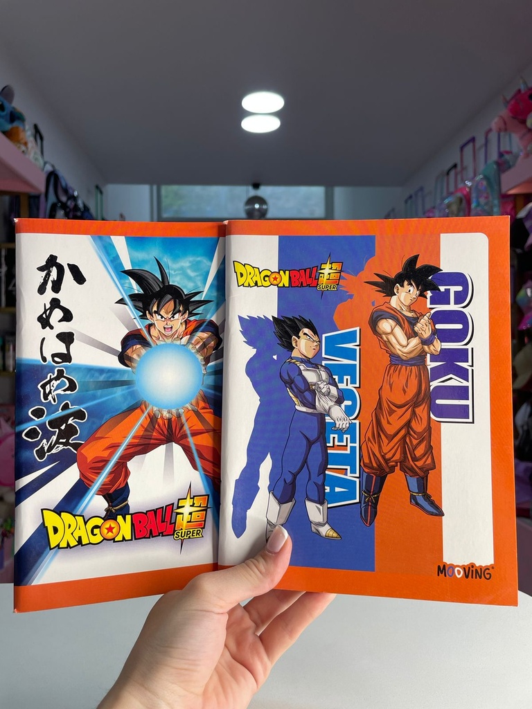 Cuadernos goku 16x21 mooving