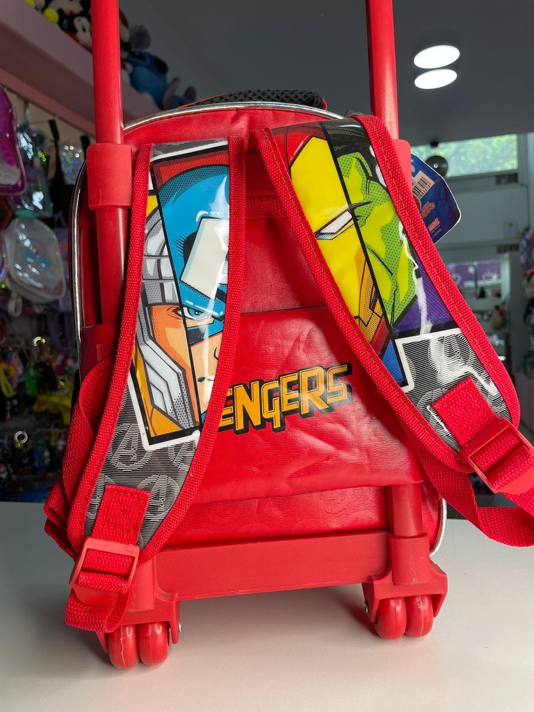 Mochila carrito avengers 12" cresko