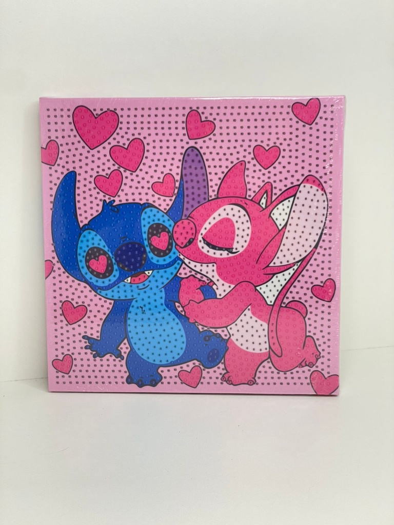Cuadro diamond strass stitch 20x20