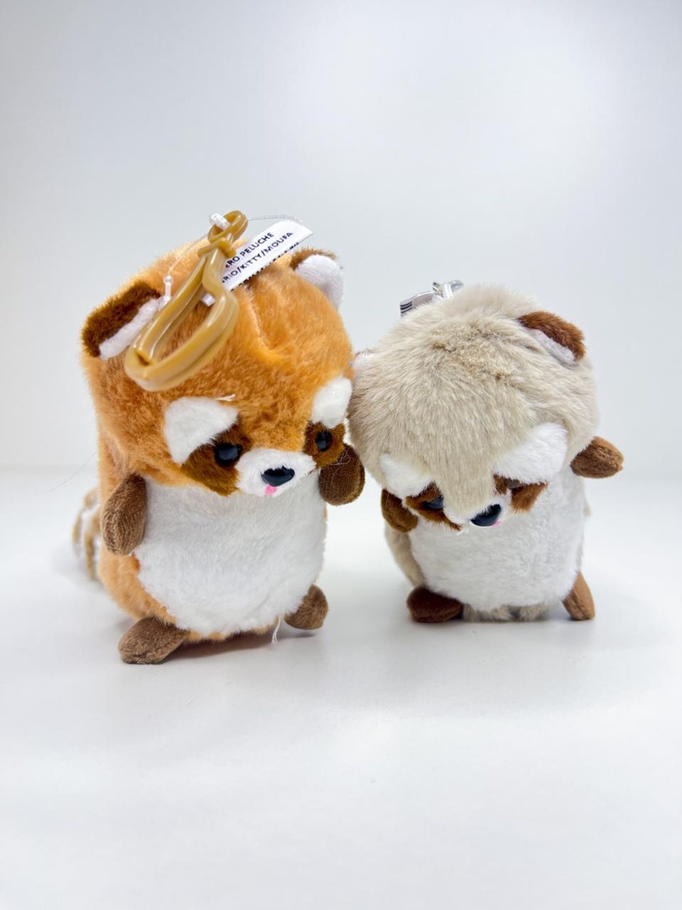 Llavero peluche mapache