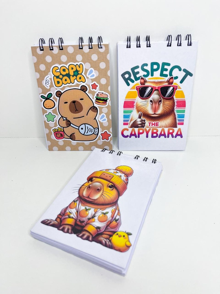 Anotador capybara chico