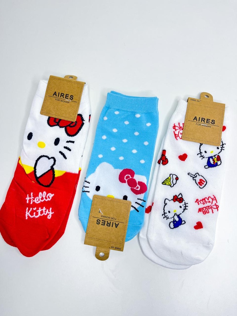 Medias soquetes hello kitty