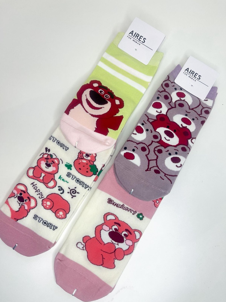Medias soquetes oso lotso