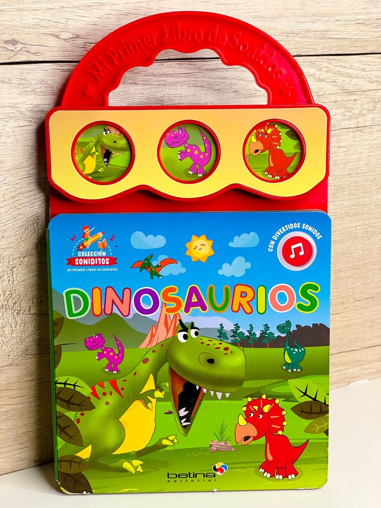 Libro dinosaurios c/sonido