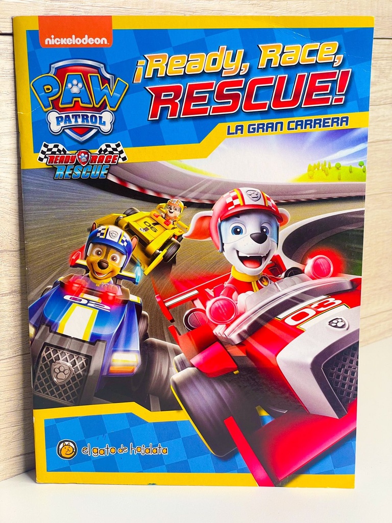 Libro paw patrol la gran carrera