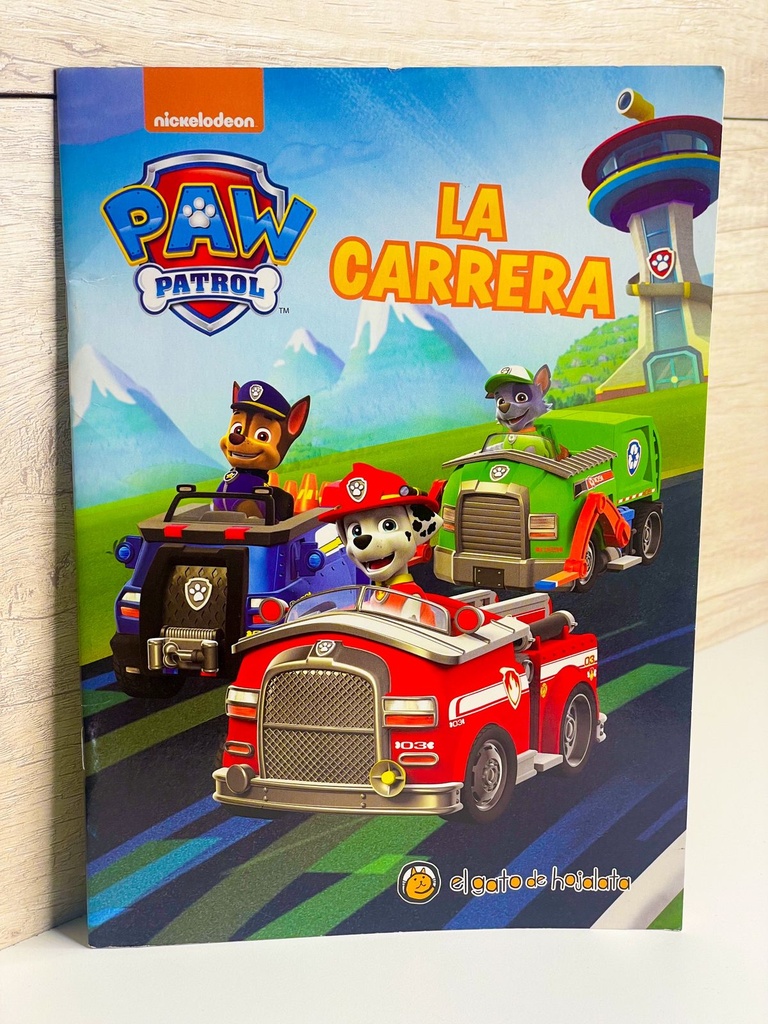 Libro paw patrol la carrera