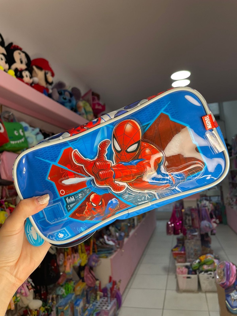 Cartuchera spiderman dos cierre