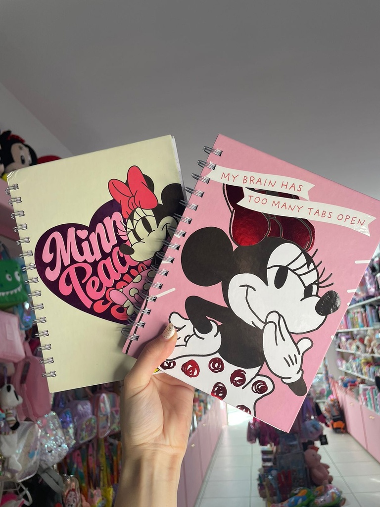 Cuaderno anillado minnie A5