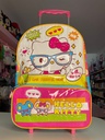 Mochila carrito hello kitty 16"