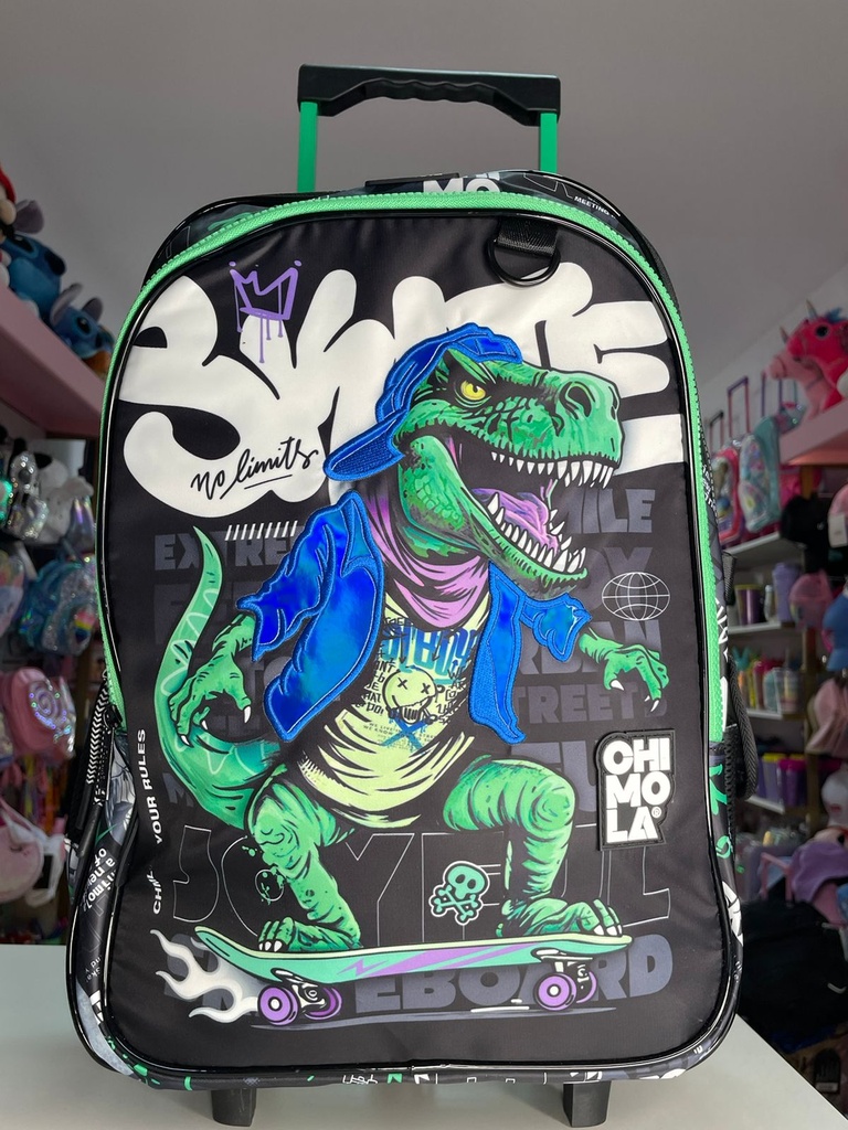 Mochila carrito dino chimola 18"