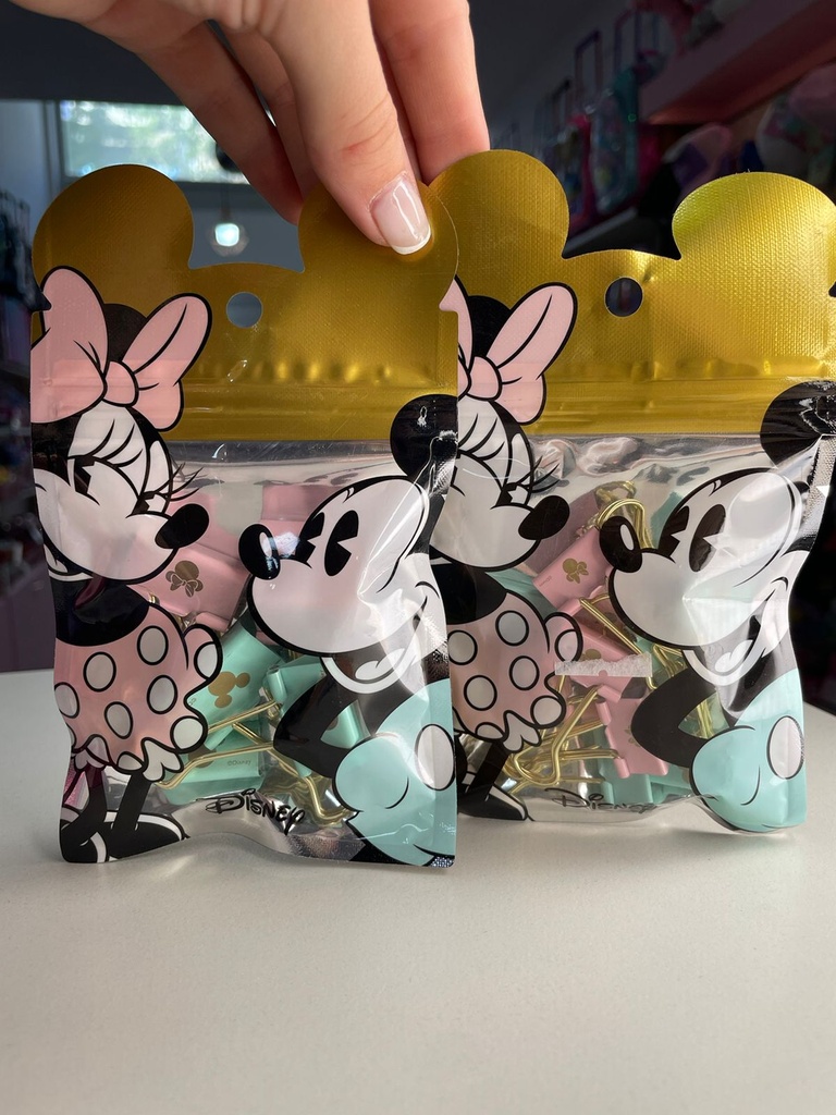 Clips minnie y mickey pastel mooving