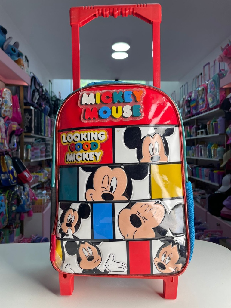 Mochila carrito mickey mouse 12" cresko