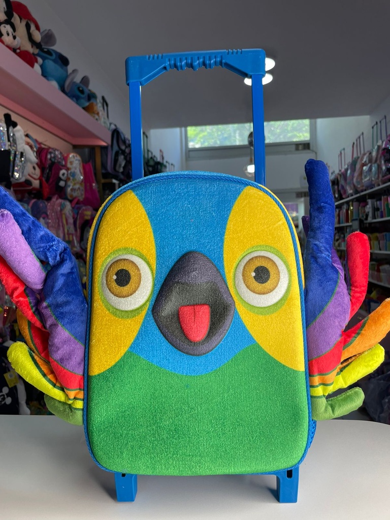 Mochila carrito loro granja de zenón 12" cresko