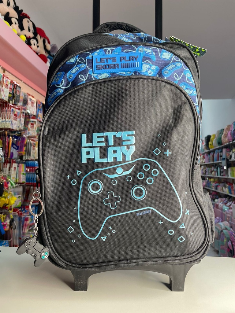 Mochila con carrito let's play