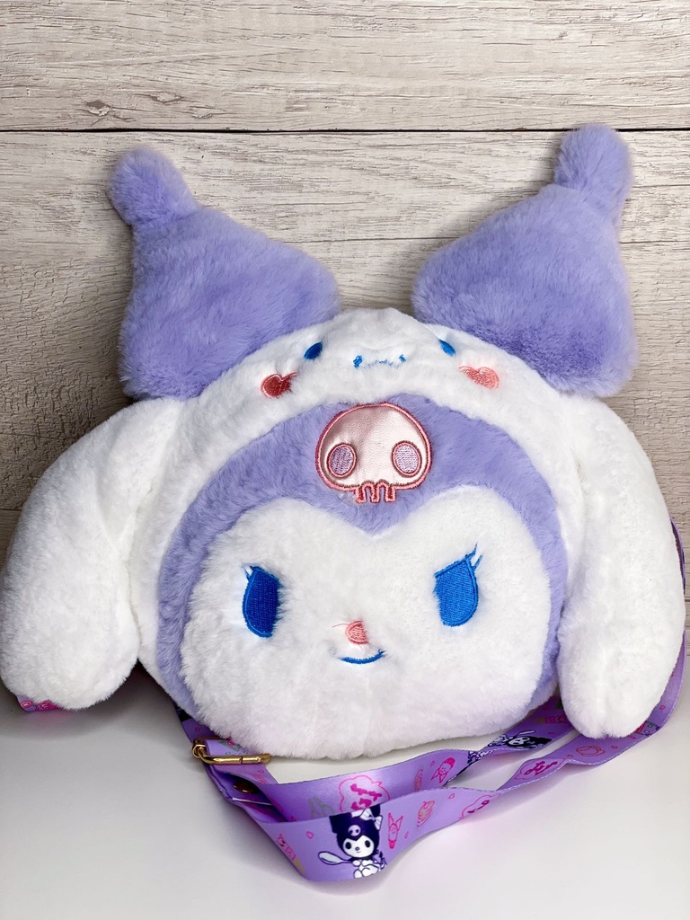 Cartera kuromi de peluche