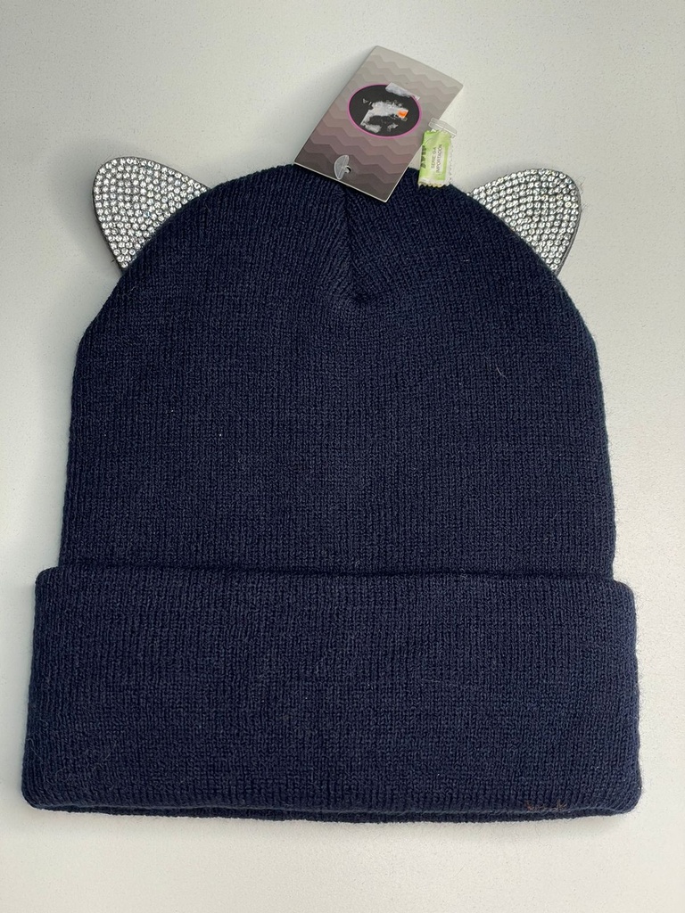 Gorro orejitas con strass