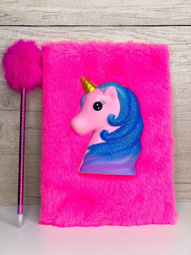 Libreta unicornio trendy