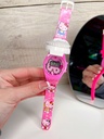 Reloj tapa giratoria con luz san rio kitty kuromi melody cinnamoroll