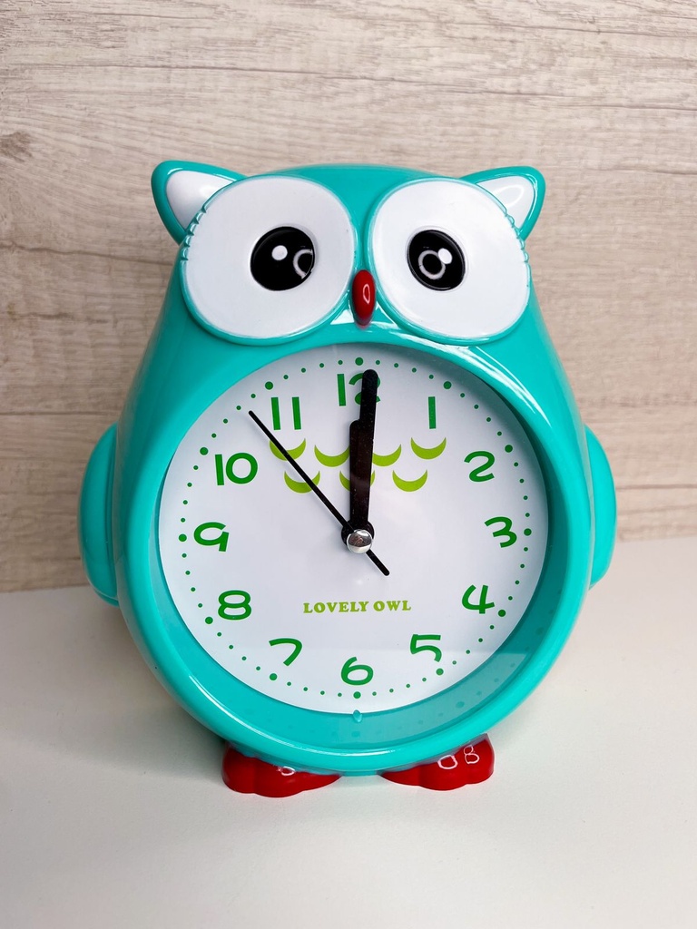 Reloj despertador buho