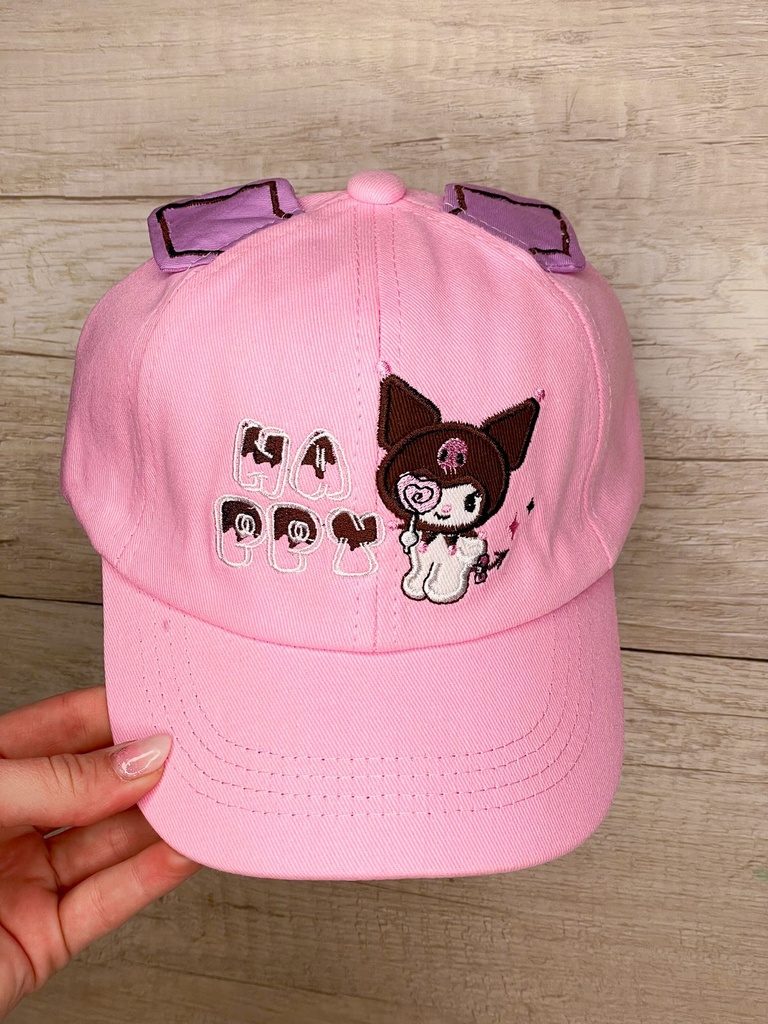 Gorra kuromi c/ oreja