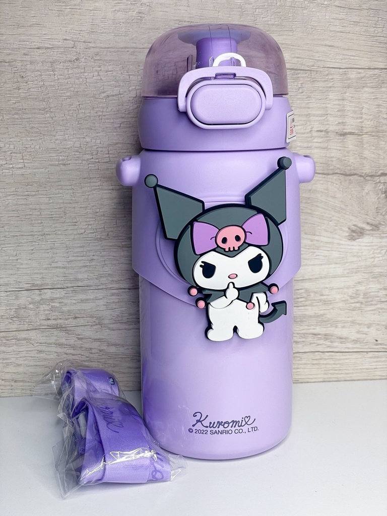 Botella termica c/bombilla 460ml sanrio