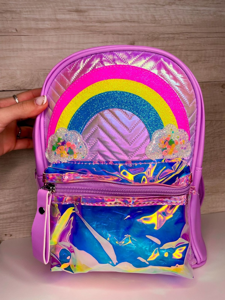 Mochila trendy infantil arcoiris