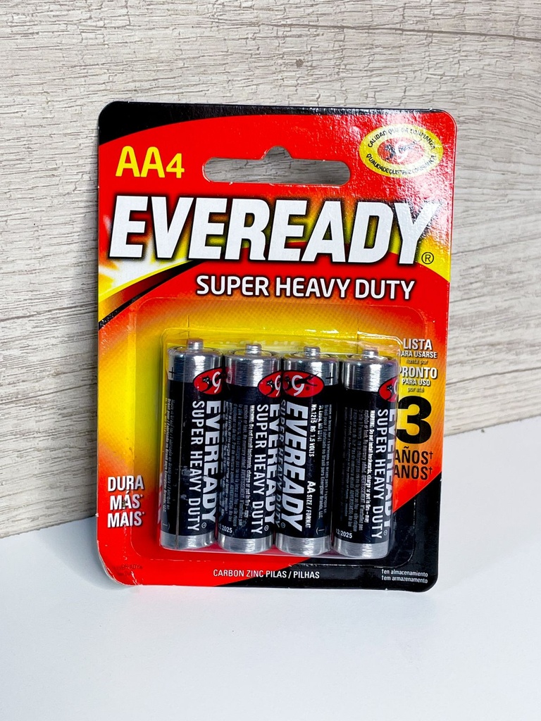 Pilas eveready AA por unidad