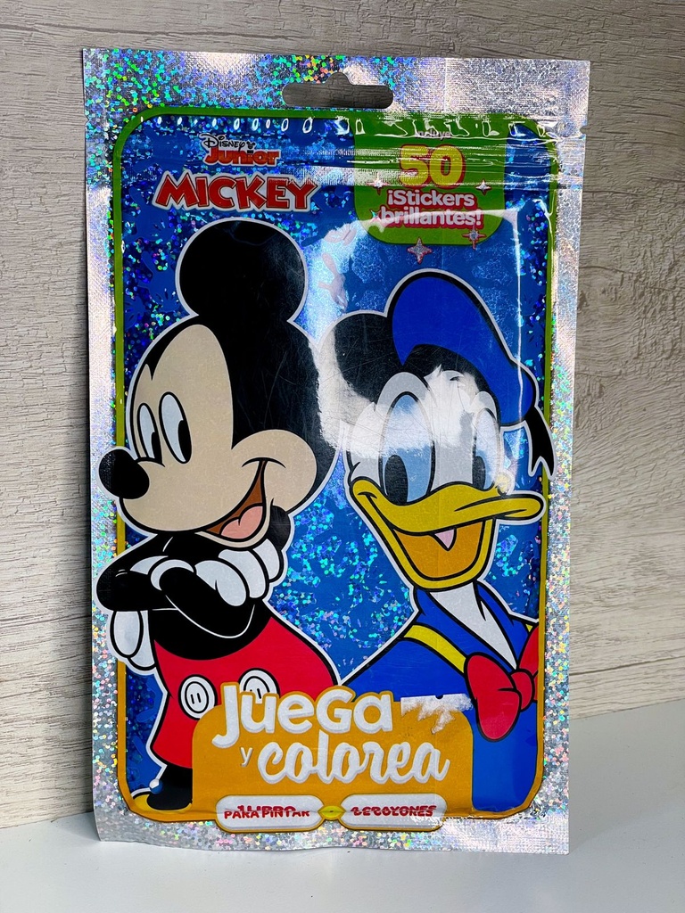 Juega y colorea libro para pintar + stickers