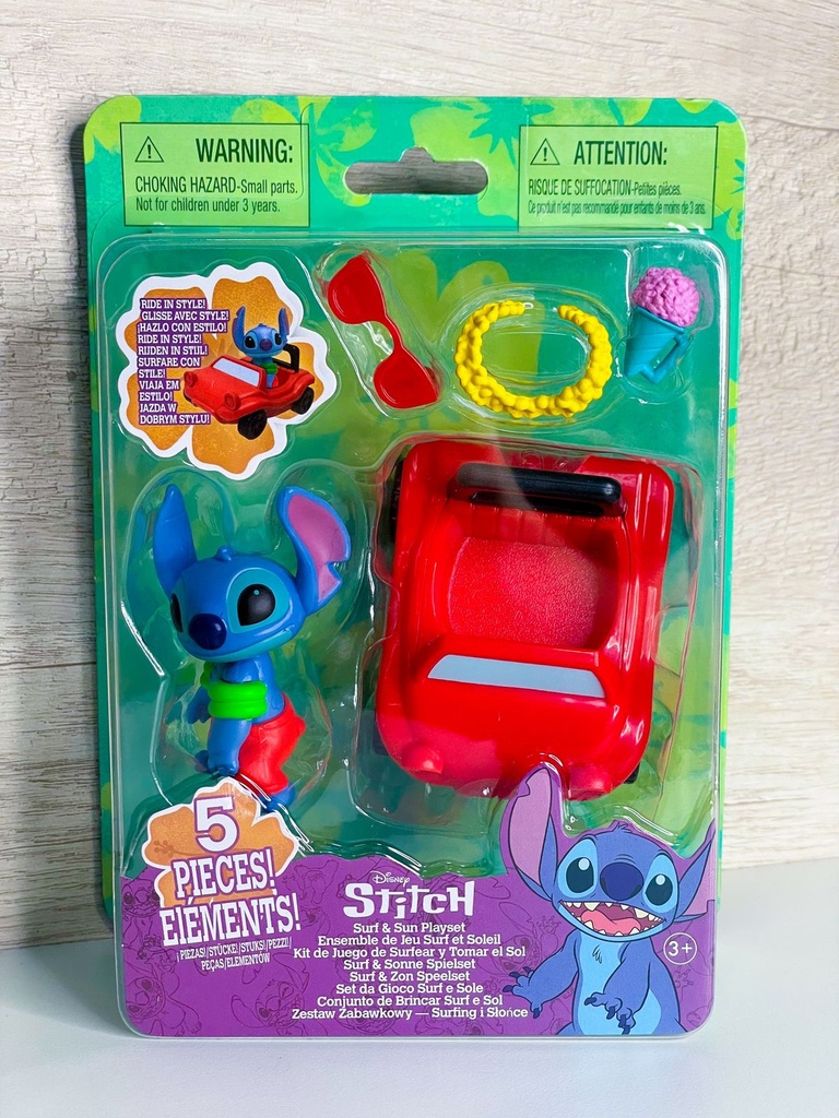 Muñeco stitch con accesorios