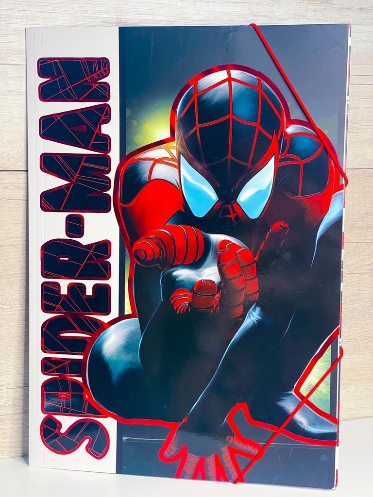 Carpeta dibujo spiderman