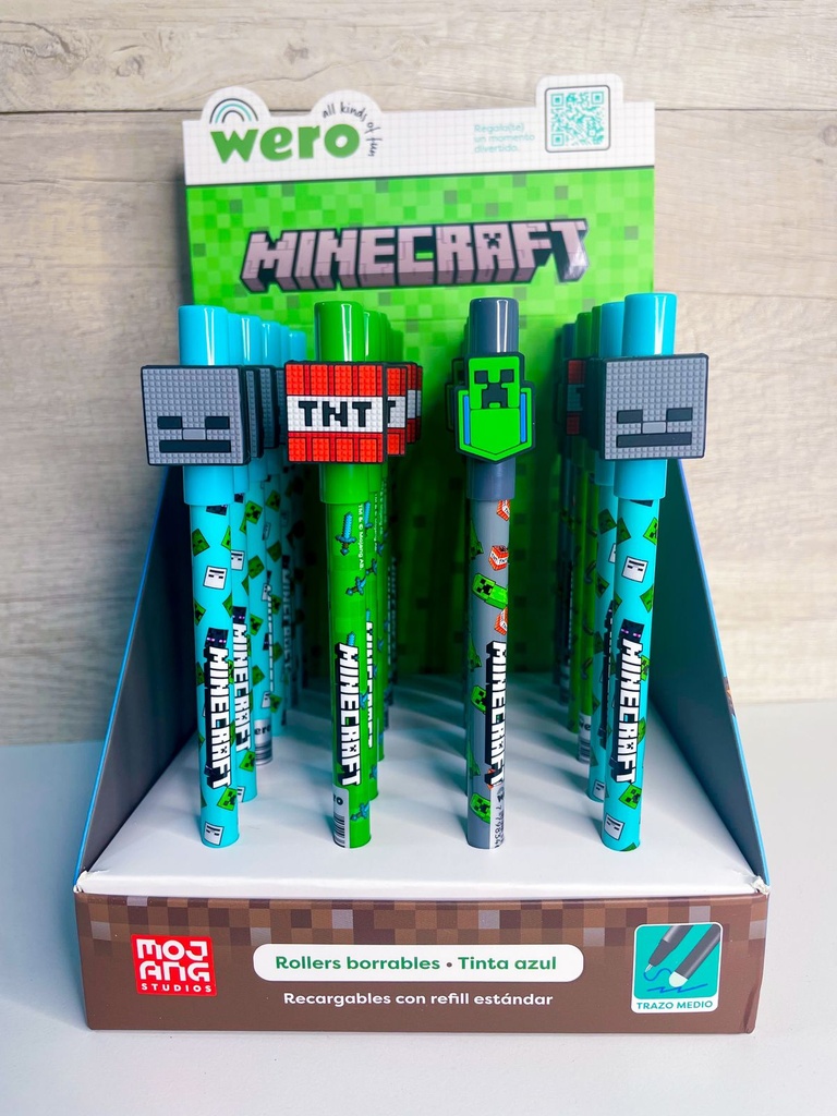 Lapicera borrable minecraft wero