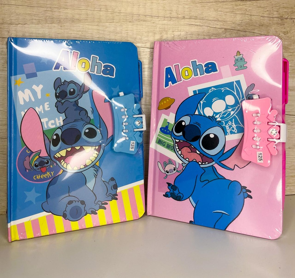 Diario intimo stitch y angela con contraseña