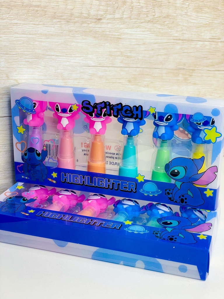Resaltador stitch x6