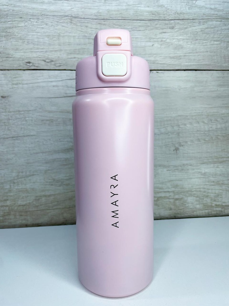 Botella termica amayra 800ml c/bombilla
