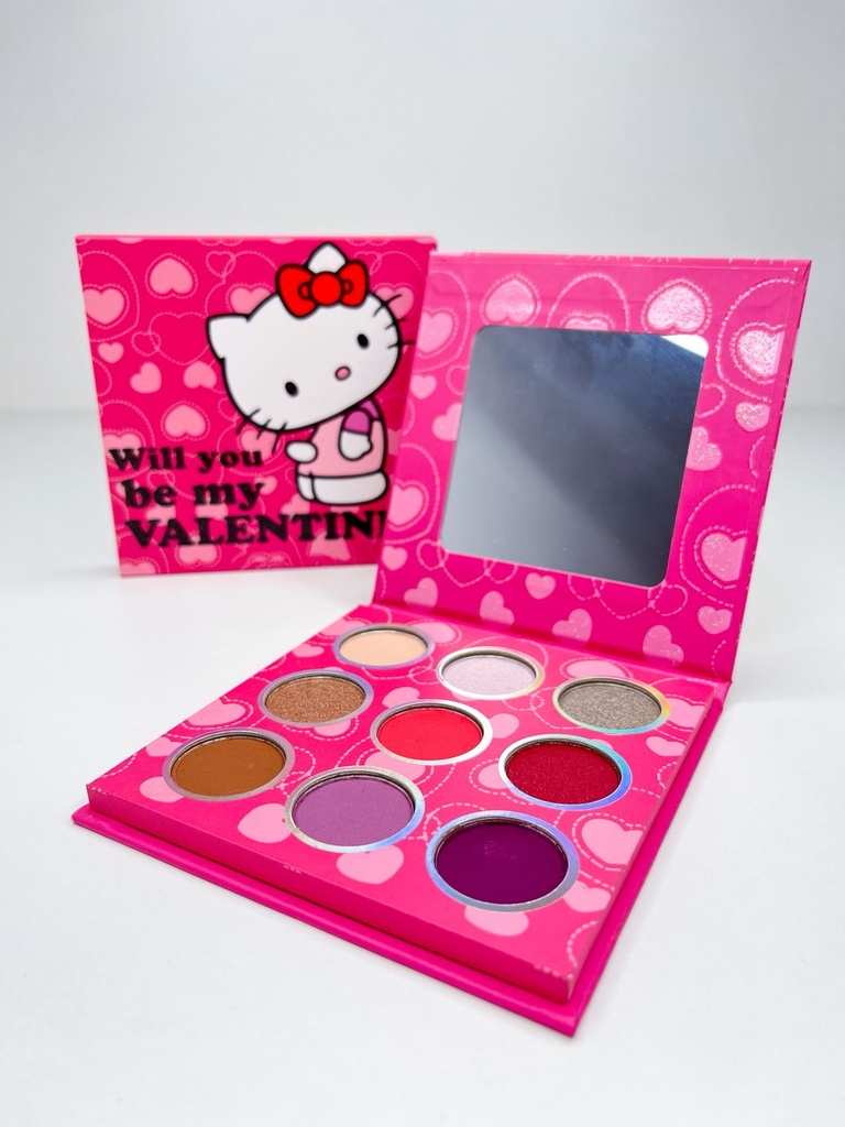 Paleta de sombras kitty/melody/kuromi (chica)