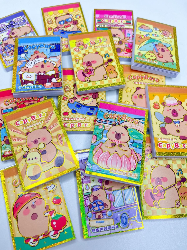 Mini libretita con stickers