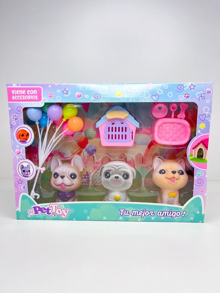 Set mini mascontas con accesorios