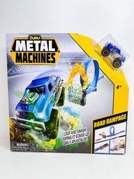Pista de auto metal