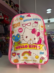 Mochila carrito hello kitty 12"