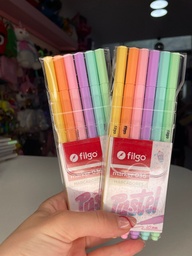 Fibras pastel x6 filgo