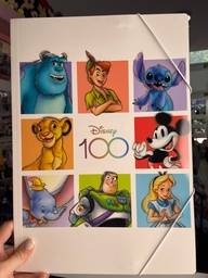 Carpeta dibujo 100 años disney mooving