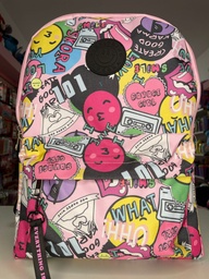 Mochila smile 18" skora