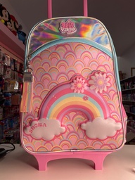 Mochila carrito arcoiris skora 18"