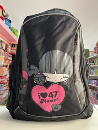 Mochila love music 18"  47 street