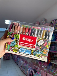 Filgo marcador resaltador permanente x60 unidades