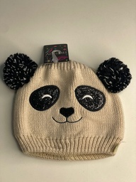 Gorro panda con pompon