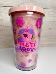 Vaso unicornio c/bombilla