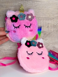 Cartera peluche unicornio skora